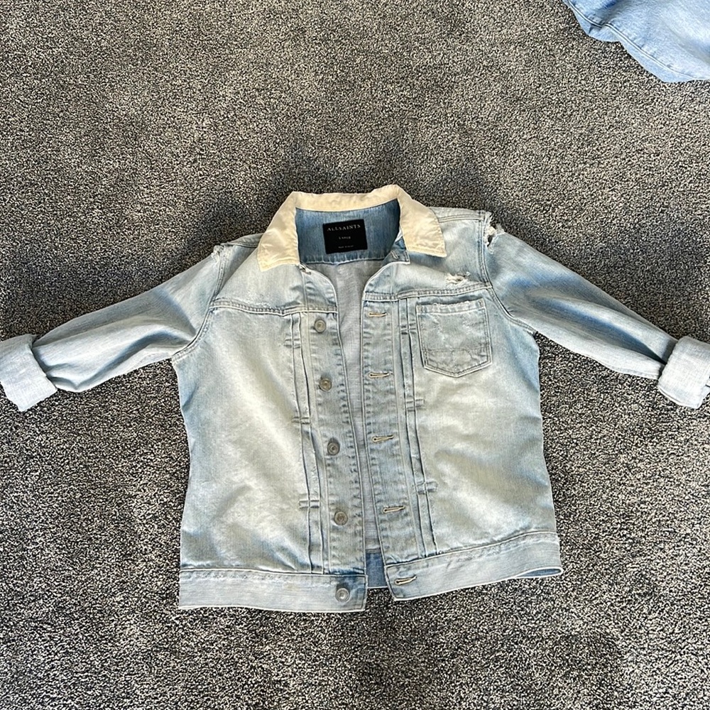 All Saints large denim jacket